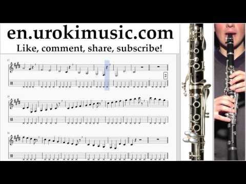 Clarinet lessons Luis Fonsi ft. Daddy Yankee - Despacito Sheet Music Tutorial Part#1 um-i352