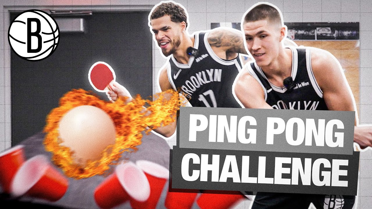 Brooklyn Nets Ping Pong Challenge 🏓🔥