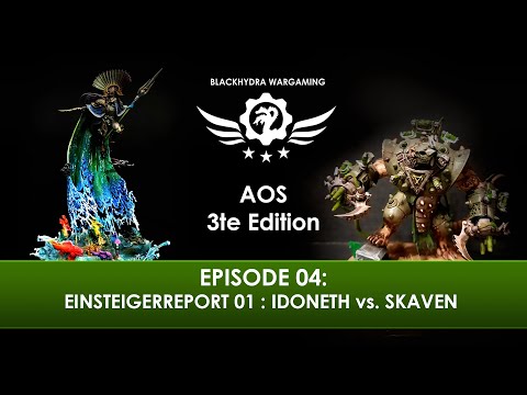 AoS - Einsteigerreport 01 -  Skaven vs Idoneth Deepkin [DE/GER]
