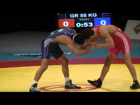 EM2011 RINGEN AZIZLI (AZE) - AMOYAN (ARM) 55KG GRECO ROMAN