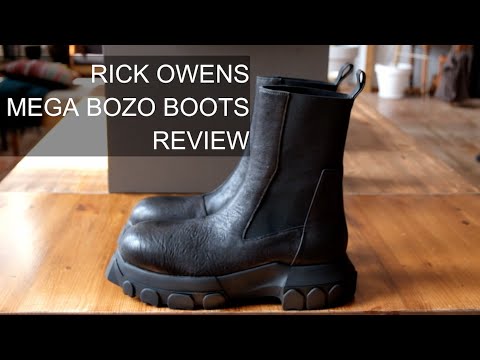 Rick Owens - SS20 Mega Bozo Tractor Boots Review