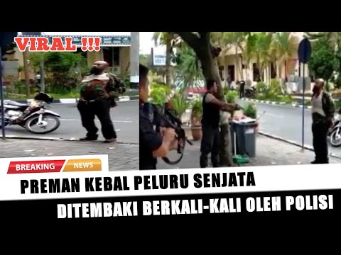 Preman Kebal Peluru, Ditembaki berkali-kali Tak Mempan