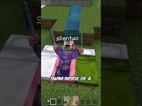 Swimming GLITCH in Minecraft?! | Bedrock Edition