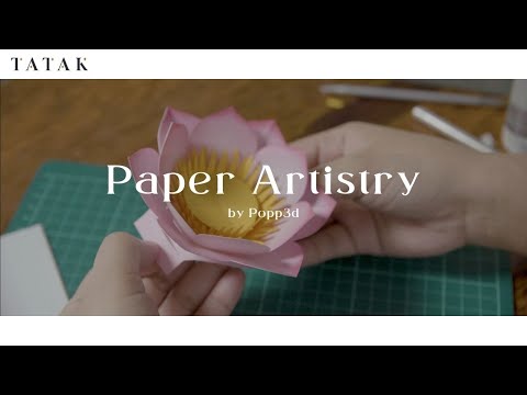 See an artist use paper engineering to create a delightful surprise | Popp3d