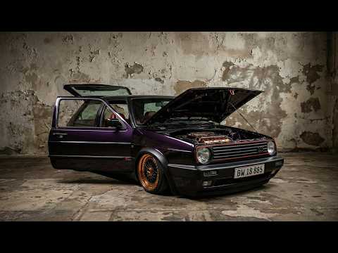 Stunning Volkswagen Golf 2 Custom Build Showcase | Custom Motor Show 2025  Jönköping/Elmia