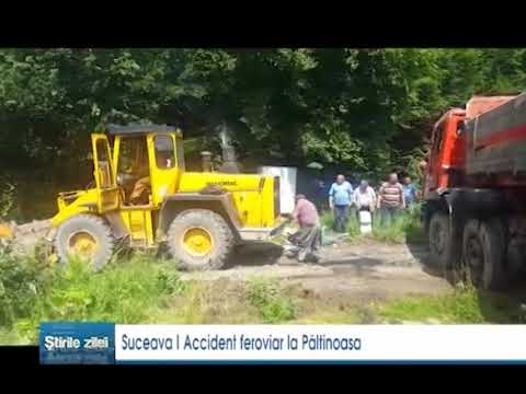 Accident feroviar la Paltinoasa