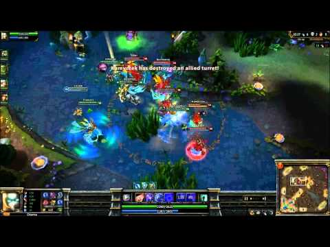 HLR Baron Teamfight (4 seconds ace in slow motion)