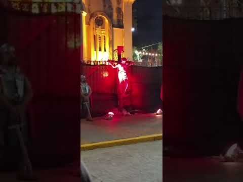 Representación Viernes Santo... Catedral... Rafaela... Santa Fe 