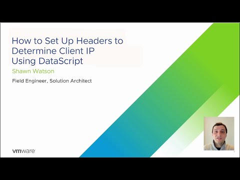 How to Set Up Headers to Determine Client IP using DataScript