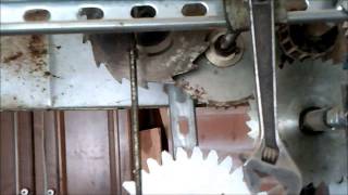 Overunity? NO. justa Rare Grandfather Clock with Sawblade Gears