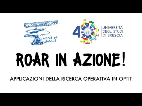 Applicazioni della Ricerca Operativa in OPTIT (ROAR IN AZIONE!)