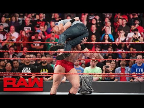 Lars Sullivan Makes Main Roster Debut On WWE Raw; Lays Out Kurt Angle