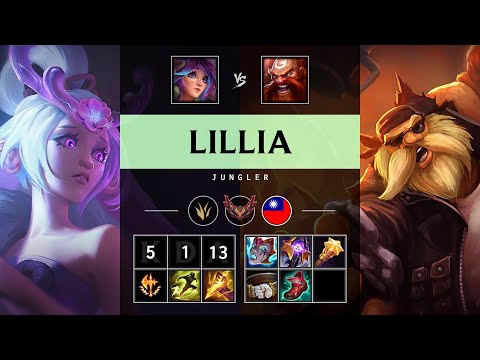 Lillia Jungle vs Gragas - TW Grandmaster Patch 25.S1.3