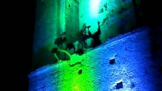 preview picture of video 'Borgo Incantato 2013 - eVenti Verticali sul campanile della Cattedrale di Gerace'
