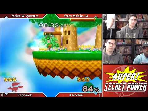 Super Secret Power: Melee Singles - Ragnarock (Fox) vs. A Rookie (Mario)