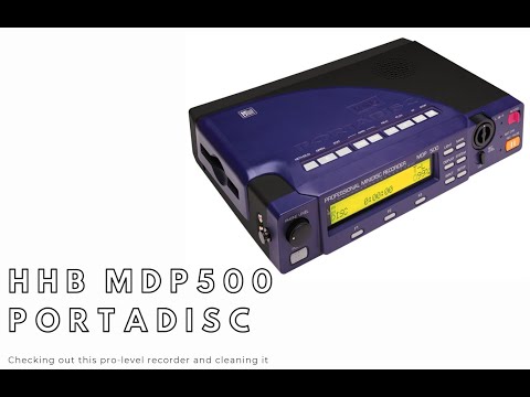 HHB Portadisk MDP 500 early 2000's - purple/black plastic image 11