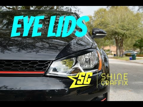 Eyelid Overlays on MK7 GTI | Shine Graffix