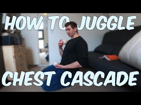 HOW TO JUGGLE (#13) - 3 BALL TUTORIAL - 'CHEST CASCADE'