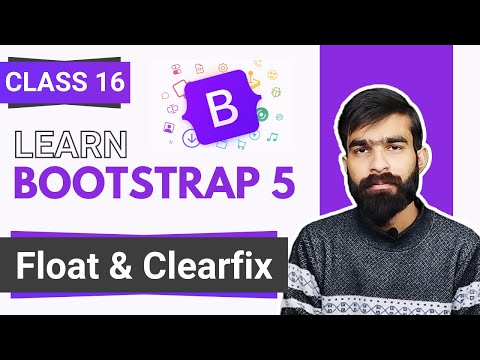 Bootstrap Tutorial: Bootstrap Float & Clearfix Class | Bootstrap full course in Hindi/Urdu| Class 16