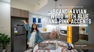 CONDO TOUR | Scandinavian Wood with Blue and Pink Accent 1BR Condo Unit at Mivela Garden Residences