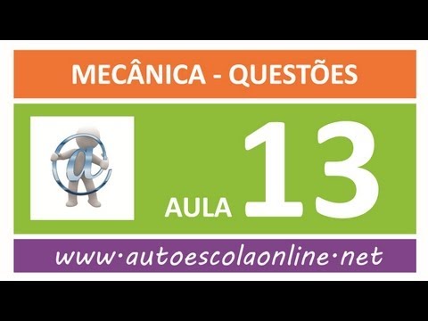 AULA 113 PROVA SIMULADA MECÂNICA - CURSO LEGISLAÇÃO DE TRÂNSITO EM AUTO ESCOLA