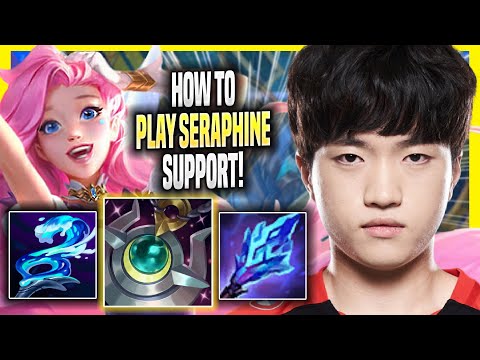 LEARN HOW TO PLAY SERAPHINE SUPPORT LIKE A PRO! - T1 Keria Plays Seraphine SUPPORT vs Renata!