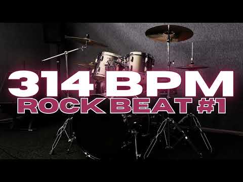 314 BPM - Rock Drum Beat - Loop 1