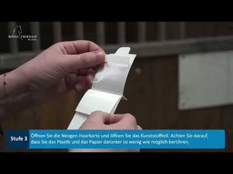 Anleitung zur Entnahme von Haarproben von Pferden bei Körungen