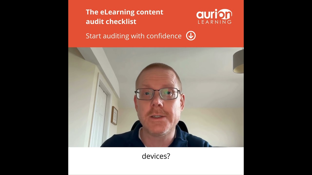 The eLearning Content Audit Checklist | Aurion Learning