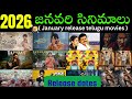 2026 January Movies 2026 January Released Telugu Movies 2026 January New Movies Updates