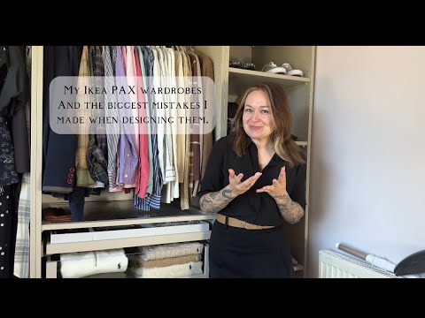 Episode 2. My Ikea PAX wardrobes and the mistakes I made when designing the layout.