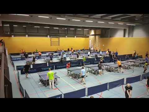 Sfeerimpressie allereerste NK Bedrijfstafeltennis 2020