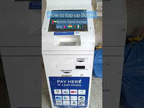 CASH Top Up Botim app for sending money to  any country at a  higher rate. 0 fess