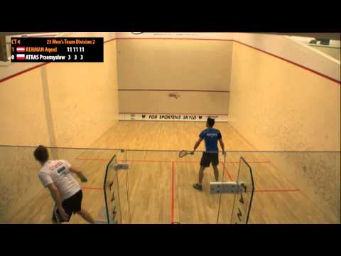 European Squash Team Championships 2015 Court 4 Day 3