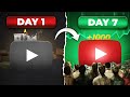 0 ➜ 1,000 Subscribers in 7 Days: Here's the Secret