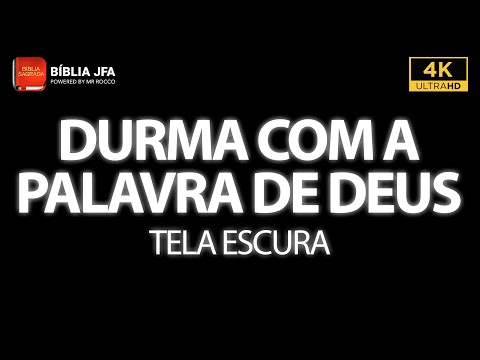 Salmos e provérbios ao som de chuva | Tela escura ☔ - Bíblia JFA Offline