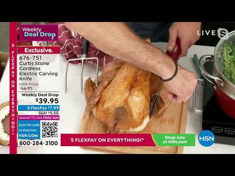 Curtis Stone Cordless Electric Carving Knife