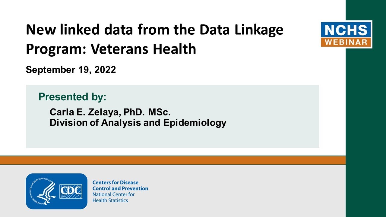 New linked data from the Data Linkage Program: Veterans Health (September 19, 2022)