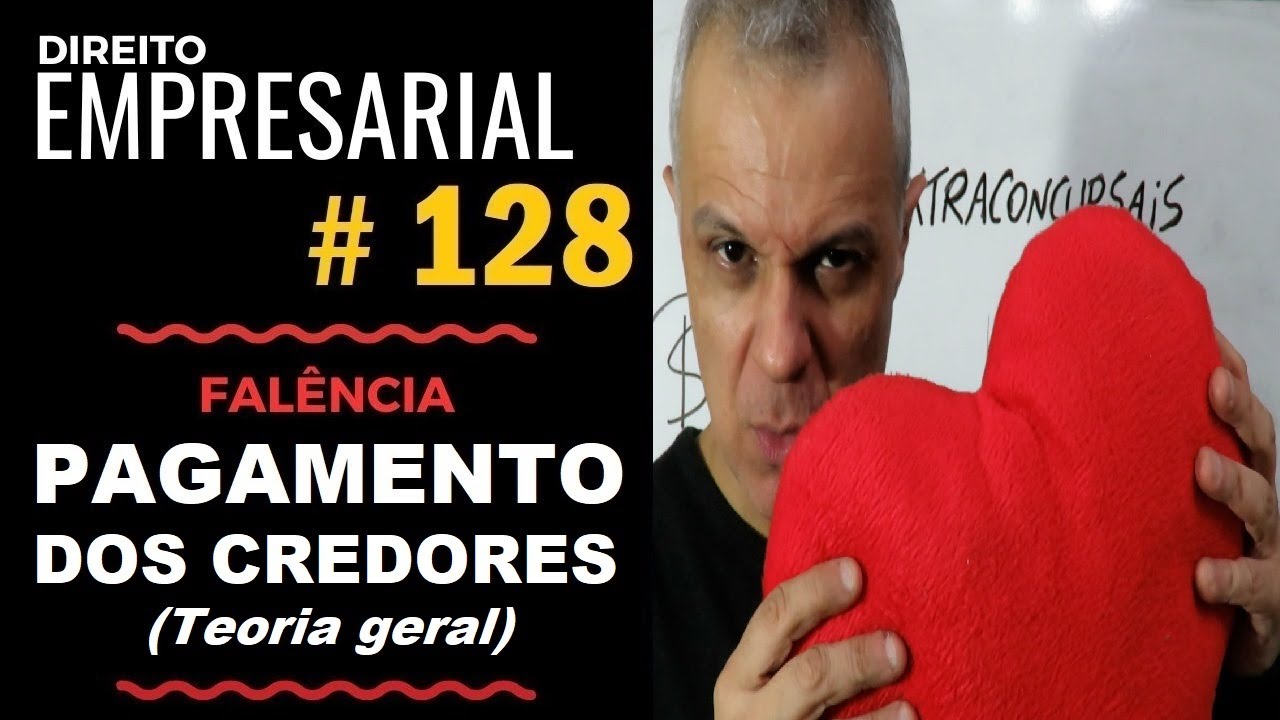 Direito Empresarial - Aula #128 - Pagamento dos Credores (teoria geral)
