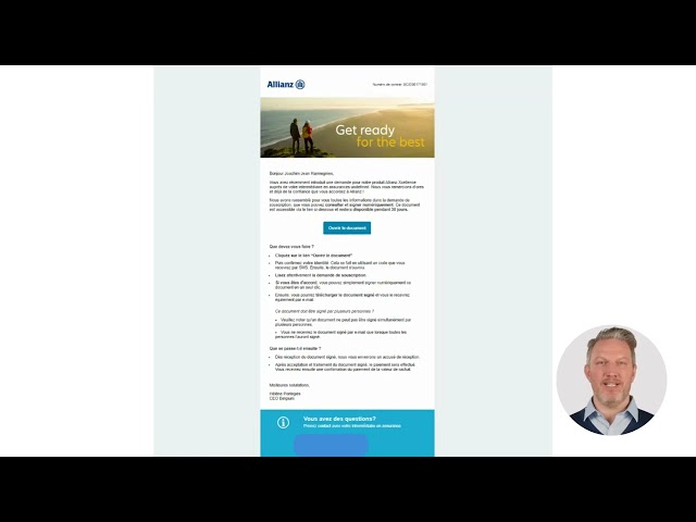 Allianz Life Portal - Comment signer un contrat de manière digitale ?