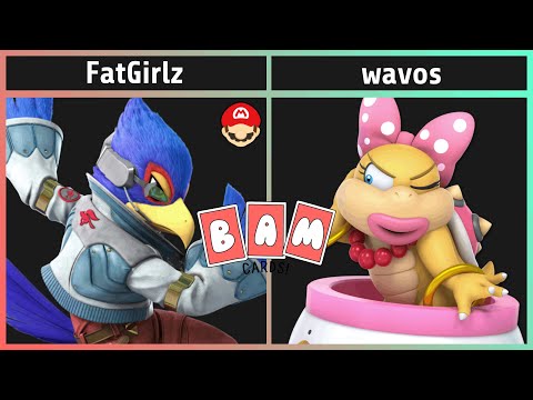 Smash @ BAM Cards 15 - FatGirlz (Falco, Mario) vs. wavos (Bowser Jr.) - SSBU Tournament
