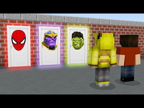 YANLIŞ AVENGERS INFİNİTY WAR KAPISINI SEÇMEYİN! - Minecraft