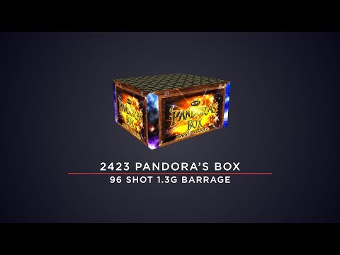 Bright Star Fireworks - 2423 Pandoras Box 96 Shot 1.3G Barrage