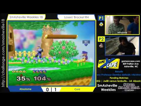 SW18 Losers' R4 - Absolome (Sheik) vs Cold (Mario)
