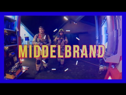 Rietenkapbrand Nieuweweg Ederveen -  VOLUNTEERS - DUTCH FIREFIGHTERS - BRANDWEER LUNTEREN