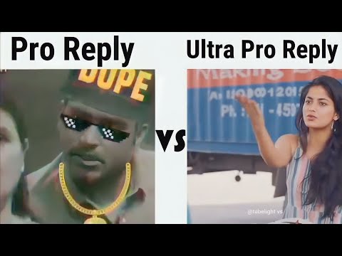 Pro Reply😂 VS Ultra Pro Reply😎 #petrol #savage #reply #girlsvsboys