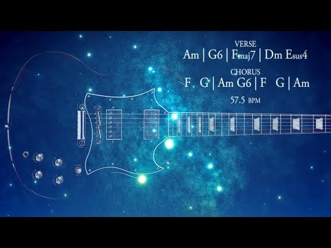 Space Rock Ballad Guitar Backing Track A Minor Jam