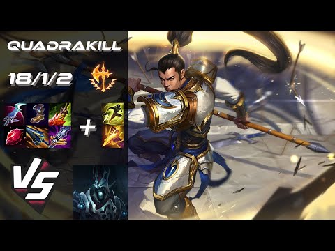 JUNGLE Xin Zhao vs Karthus [QUADRAKILL] - EU Grandmaster Patch 25.S2.4