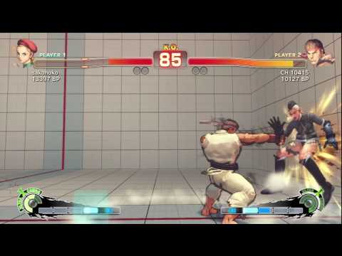 SSF4: sakonoko (Cammy) VS CH 10415 (Ryu)