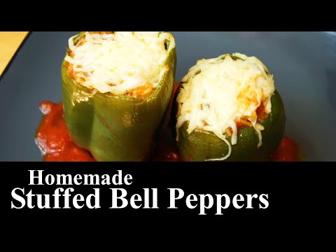 Homemade Stuffed Bell Peppers | Southern Cooking | Beef Recipe | The Southern Mountain Kitchen